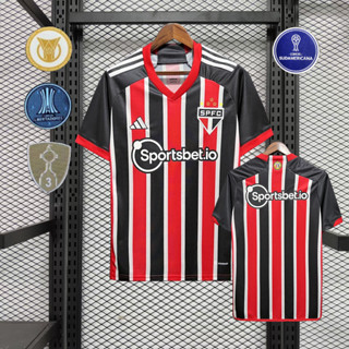 (P-4ggg) 2023-2024 São Paulo Segunda Camisa De Futebol Personalizada De Alta Qualidade 1 : 1