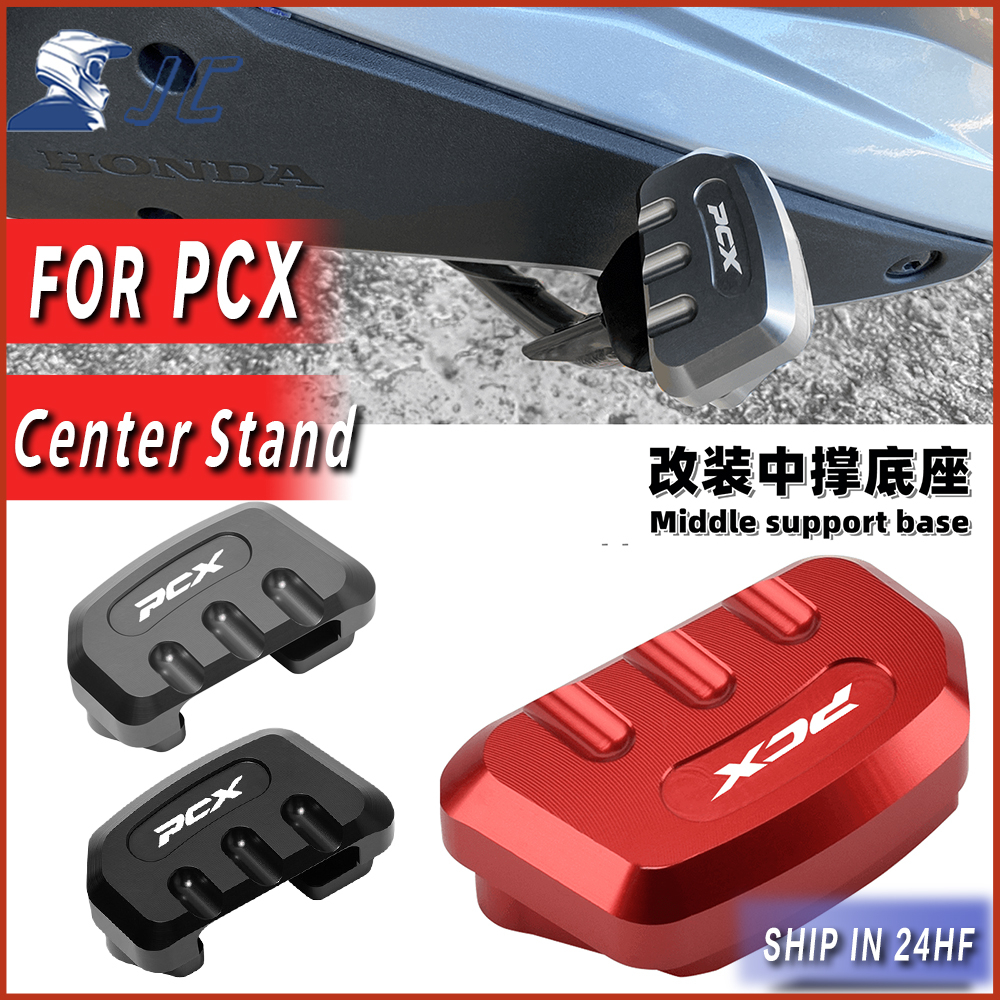 Para HONDA PCX 125 150 160 Modificado Sapatos De Suporte Duplo Centro De Motocicleta CNC Principal Extensão Plana Do Pé Ampliador PCX160