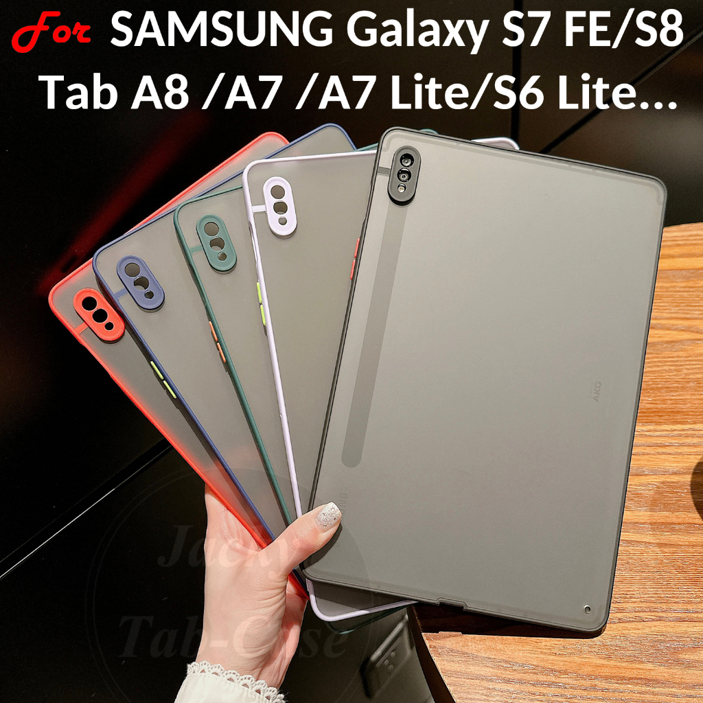 Para Samsung Galaxy Tab S7 FE S7+ S8+ A8 A7 S6 Lite Moda Padrão Legal Capa TPU PC 12.4 11.0 10.5 10.4 8.7 inch SM-T225 T220 X200 X205 T500 T509 P610 P619 Tab A 8.0 SM-T295