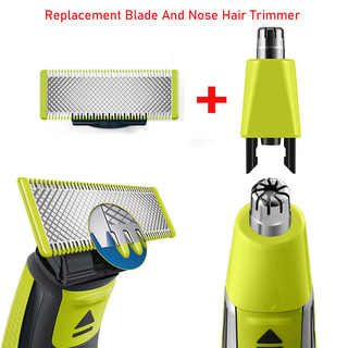 3pcs Refil one blade Cabeças De Aparador De Cabelo Do Nariz Substituição De Barbeador Para Norelco One Blade em Oferta na Shopee