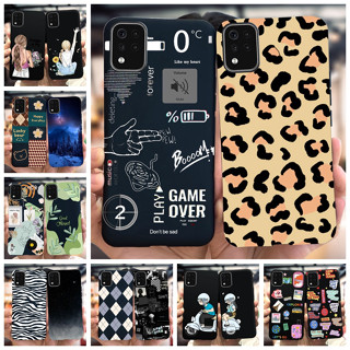 Para LG K42 K42 2020 Caixa Novo Padrão De Moda Capa De Cartoon De Silicone Preto Macio (K52 No Brasil) LMK420