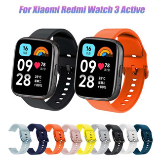 Bracelete De Reposição Esportiva De Silicone Macio E Ativo Para O Relógio Redmi Watch 3 Active Lite Smart Watchband