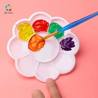 Paleta De Bandeja De Pintura Paletas Brancas De Plástico Para Crianças & Estudantes Ferramentas De Desenho Portáteis em Oferta na Shopee
