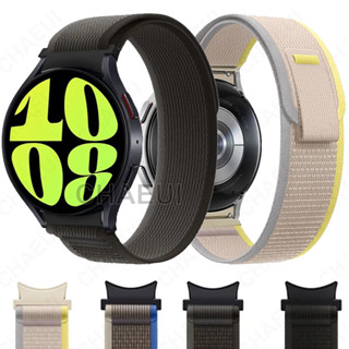Pulseira De Nylon Acessórios Para Samsung Galaxy Watch 6 5 Pro 4 44mm 40mm 45mm Classic 47mm 43mm 42mm 46mm