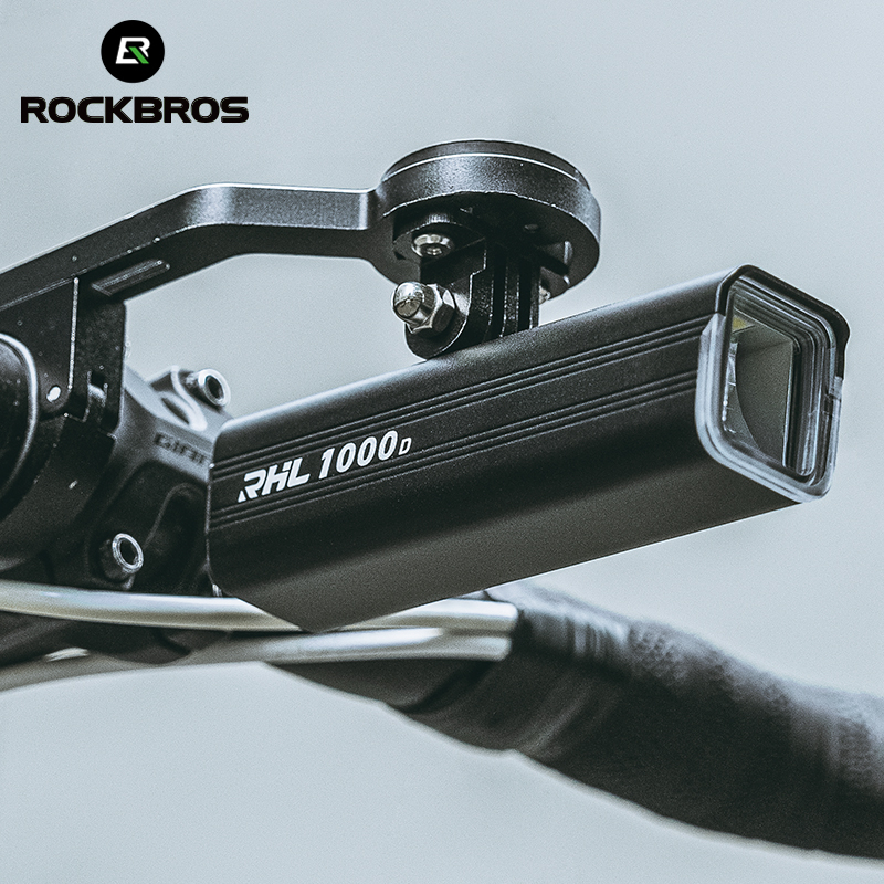 Farol De Bicicleta ROCKBROS IPX6 Luz Frontal À Prova D'água 1500 Lumen Flash Recarregável Acessórios em Oferta na Shopee