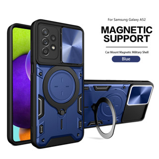 Adequado Para Samsung Galaxy A52 A52S A34 A33 A24 A23 A14 A13 A12 Carregamento Sem Fio Protetor Magnético Anti-Queda Da Caixa