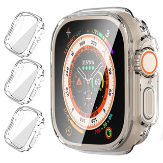 Tampa TPU Para Relógio Apple Ultra 49mm 8 7 41mm 45mm 4 5 6 3 21 38mm/42mm 40mm/44mm Caixa Transparente