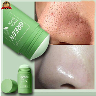 Máscara Facial Verde Stick Para Remover Espinhas E Acnes Blackheads (Estoque Pronto)