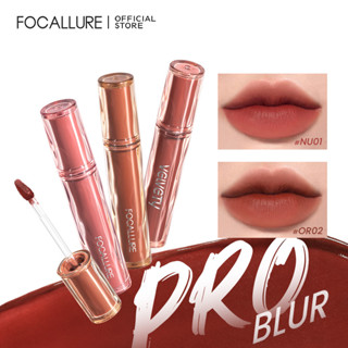 FOCALLURE Pro-blur Airy Velvet Matte Batom Líquido Fosco Mousse Leve Lábio Aéreo Não Acudento