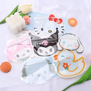 Sanrio Saco de Armazenamento Saco de Armazenamento em Forma de Desenho Animado Saco Selado Saco Ziplock à prova d