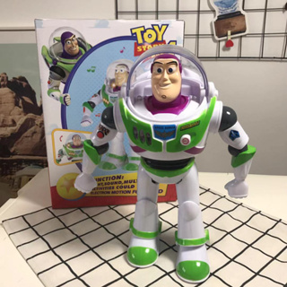 28cm Disney Toy Story 4 Juguete Woody Buzz Lightyear Music/light With Wings PVC Action Figures Brinquedos Modelo Boneca Presentes De Aniversário Para Crianças em Oferta na Shopee