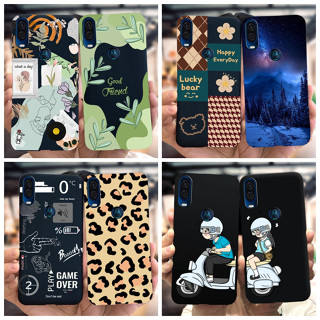 Para Capa Motorola One Vision Case XT1970-1 XT1970-2 De Silicone Telefone De Casal Pintada Moto Bumper