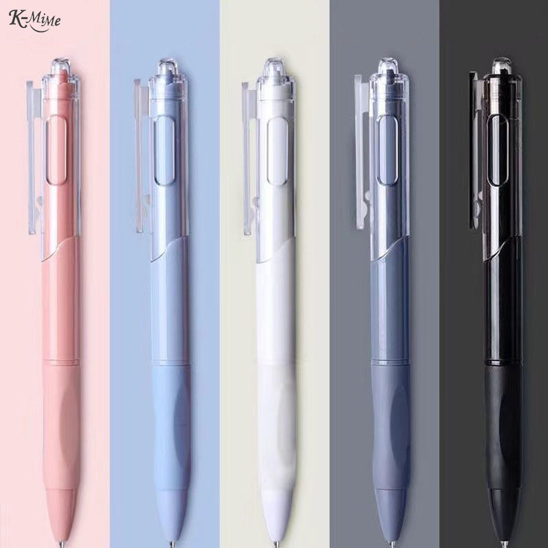 Caneta Gel Retrátil 0,5mm Material De Papelaria Escolar em Oferta na Shopee