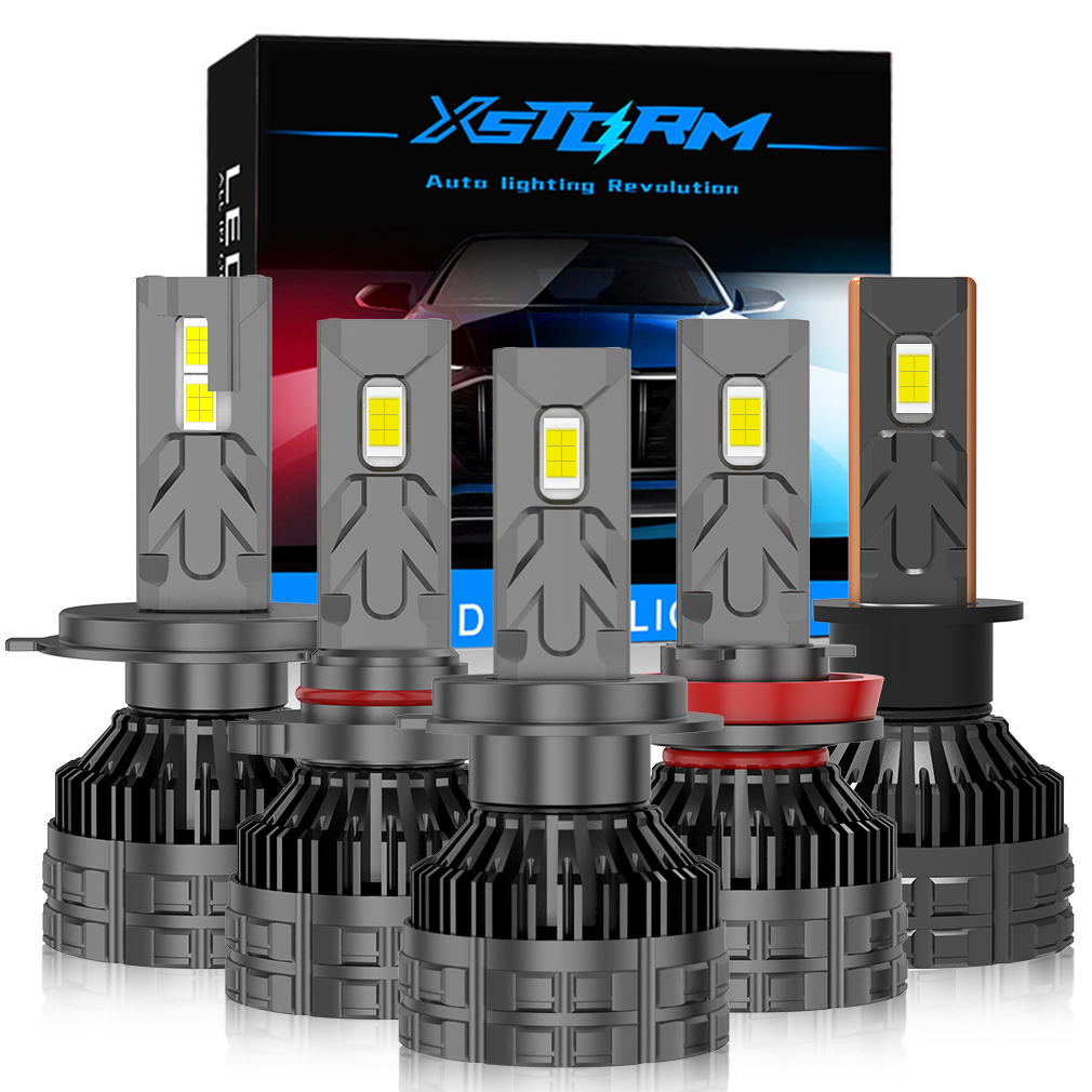 XSTORM 130W 32000LM LED H4 super Brilhante H1 H7 H11 9005 HB3 9006 HB4 9012 HIR2 canbus Sem Erro 12-24V 6500k Branco