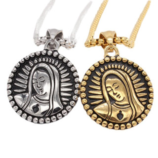 Vintage Fashion Virgin Mary Pendant Colar Feminino De Moda Virgem Maria Acessórios Para Festa De Aniversário De Halloween