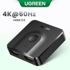 Interruptor HDMI UGREEN 2 Em 1 Saída 4K 60Hz Splitter