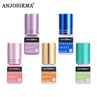ANJOSIRMA Cola Para Extensão De Pestanas Falsas Kit Adesivo Preto Uso Profissional 0,5-3 Tempo Seco em Oferta na Shopee