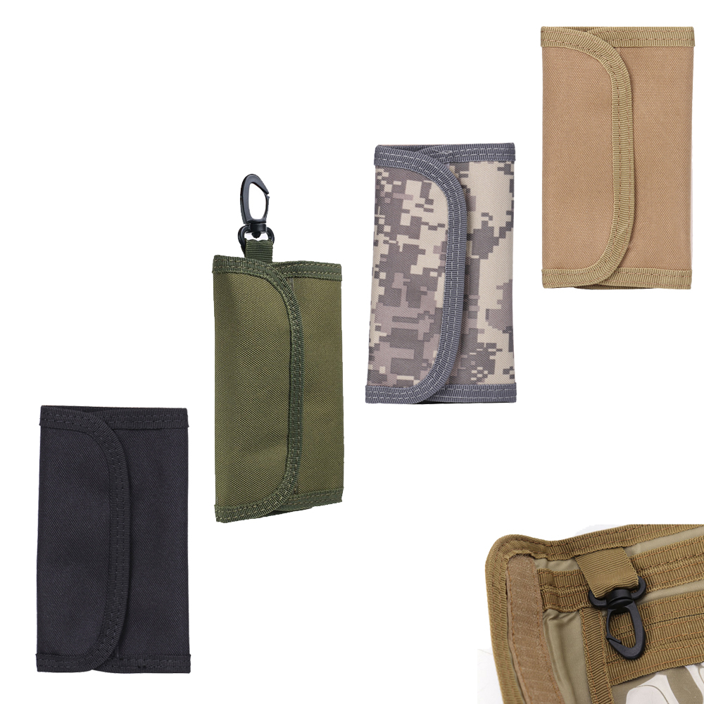 Carteira Tática Portátil Pacote De Cintura Saco EDC Dinheiro Cartão Bolsa Trifold Esporte Ao Ar Livre Caso Dos Homens Ci