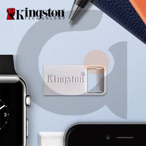 Kingston USB De Alta Velocidade 3.1 Unidade Flash Metálica 1GB 2GB 4GB 8GB 16GB 32GB 64GB 128GB 2TB Stick De Memória