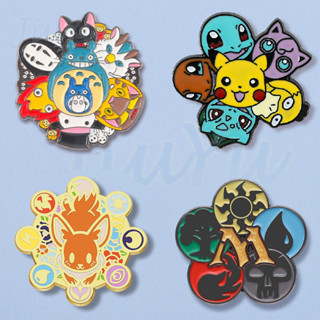 Desenho Animado Pok É Mon Broche De Esmalte Hayao Miyazaki Anime Lua De Marinheiro Crachás Jóias Presente Para Fãs Amigos
