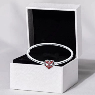 Acessórios Originais Pulseira Marvel Spiderman Pulseira de Prata s925 Sterling Pulseira de Prata Exquisite Fashion Jewelry DIY Gift