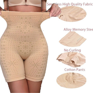 2023 Plus Size 40 Kg-80 Gordura Queimando Modelando Calças De Cintura Alta Roupa Íntima Corporal Sem Costura Controle Abdômen Modelador De Cuecas De Cinto De Barriga