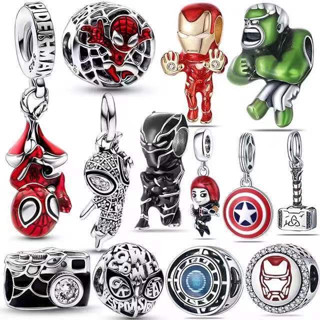 [Entrega 24 Horas] Oferta de Tempo Limitado Berloque PAN Venda a Quente Marvel Heroes Charm Pingente Beads Infinite Bracelet Set