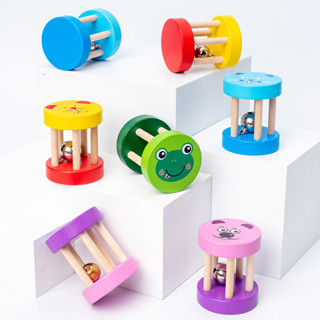 1 Peça Montessori Intellectual Wooden Toy Five Post Rattle Sensory Intelligence Aprendizagem Precoce Da Inteligência Infantil Brinquedos Musicais