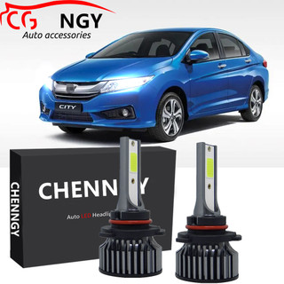 Para Honda City GM6 Ano 2014 A 2020 (Lâmpada De Cabeça Do Carro)-(1 Par) Lâmpadas LED Farol 6000K 9-32V kit Conversão Fe