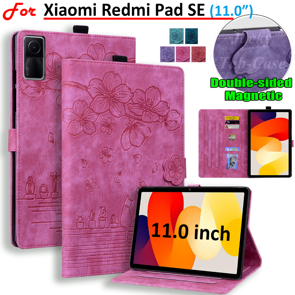 Para Xiaomi Redmi Pad SE 11.0 " Padse mini 8.7" 4G Wifi RedmiPad 10.61" 5G Capa De Suporte Magnética De Couro De PU Flip