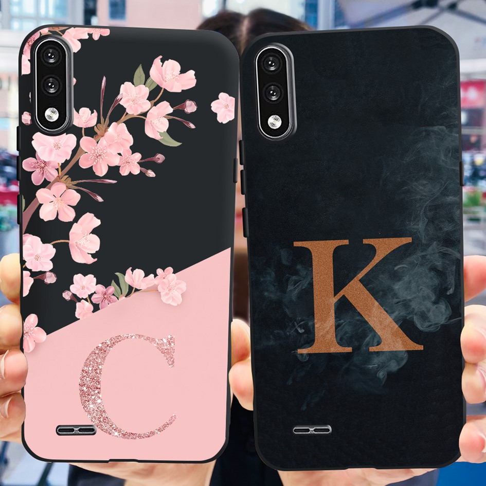 Para LG K22 K22 2020 Caixa LMK200Z LMK200E LM-K200 Cartas Flores Capa De Telefone De Moda Plus K 22 LGK22 Macia