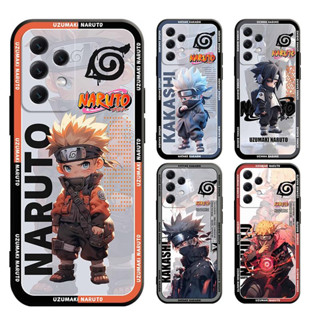 Capa Flexível Em samsung A13 A23 A33 A53 A73 A03 A04 A04S A52s A52 A72 A12 M12 5G Naruto Kakashi Sasuke