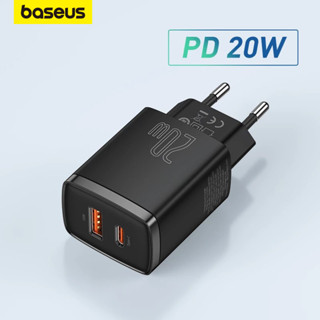 Baseus PD 20W Porta Carregador Dual Usb Tipo C  Para iPhone 15