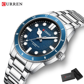 CURREN Relógio Masculino Marca Original Novo Ponteiro Luminoso Moda Simples De Aço Inoxidável Casual Business Sports Quartz Simulação À Prova D