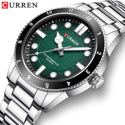 Novo Relógio CURREN Masculino Marca Top Original Genuíno De Aço Inoxidável Ponteiro Luminoso À Prova D'água Simples Casual De Negócios Esportivos Analógico De Quartzo 8450 X