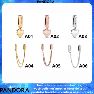 S925 Sterling Silver Reflexions Series Fecho De Prata , Encantamento Da Cadeia De Segurança