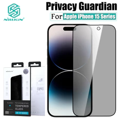 NILLKIN Tela Cheia De Vidro Temperado Para iPhone 16e/17e 15 Pro Max/14 Privacidade Guardião Anti Brilho 9H Protetor De