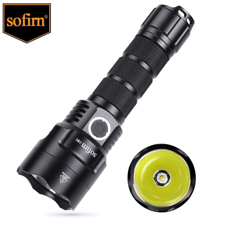 Lanterna Sofirn C8G Super Brilhante 2000 lumen SST40 LED Por 18650 Ou 21700 Tocha De Bateria Para Acampamento Ao Ar Livre em Oferta na Shopee