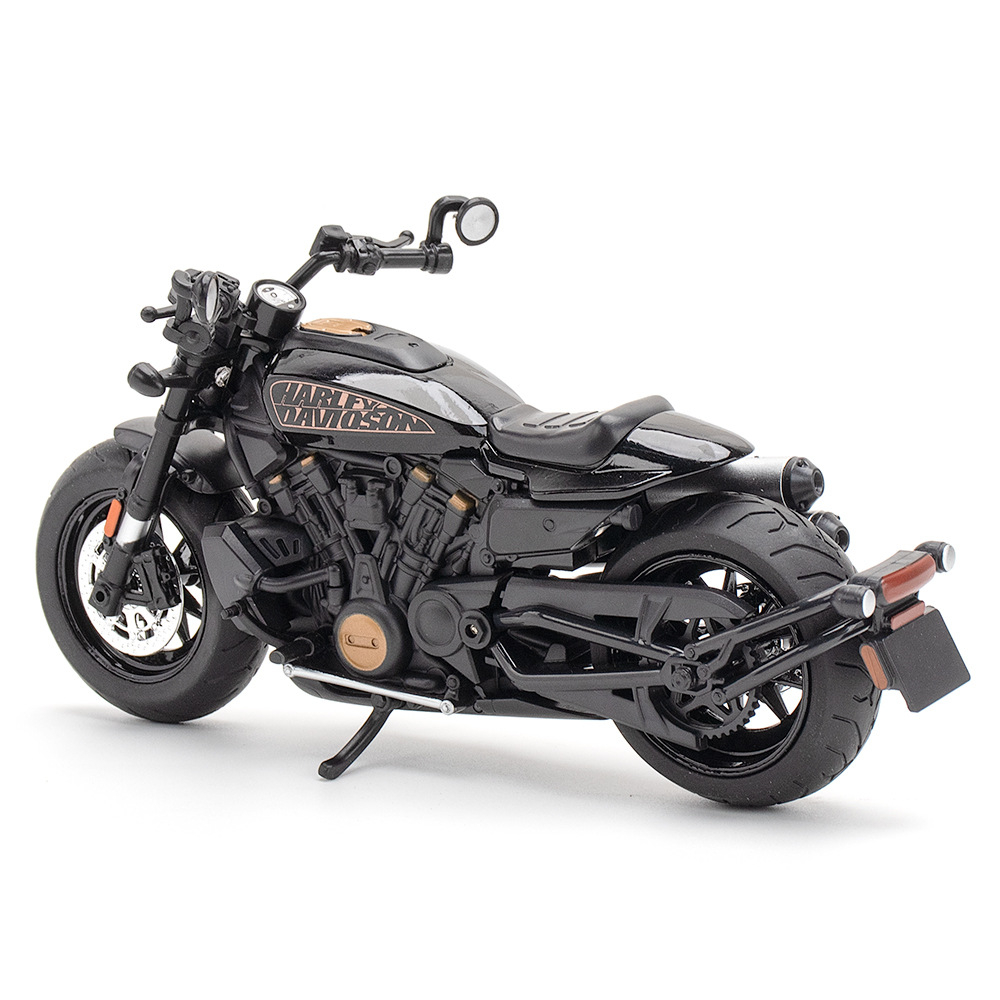 Escala 1 : 12 Harley Davidson Sportster S Alloy Diecast Modelo De Motocicleta Com Leve Colecionável