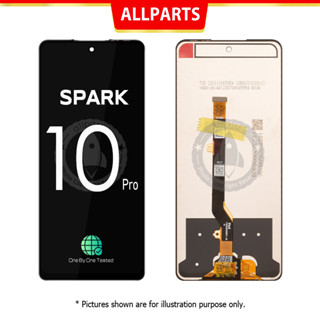 Visor ALLPARTS Para Tecno Spark 10 Pro KI7 Substituição Do Digitalizador De Tela De Toque LCD