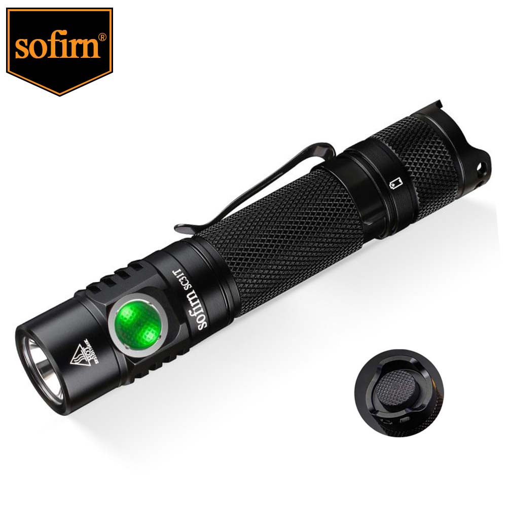 Sofirn SC31T Lanterna LED Recarregável De 2000 Lúmens Com Modos Escalonados E Rampa Sem Escalonamento Por Bateria 18650 em Oferta na Shopee