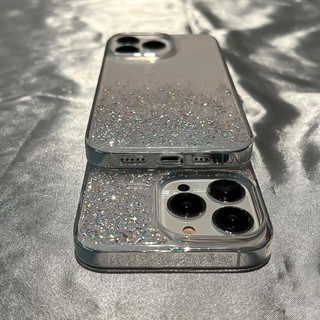 Lantejoulas De Luxo Para O iPhone 15 11 12 13 14 Pro Max Mini Plus X XR XS Capa Macia De Silicone Pára-Choques