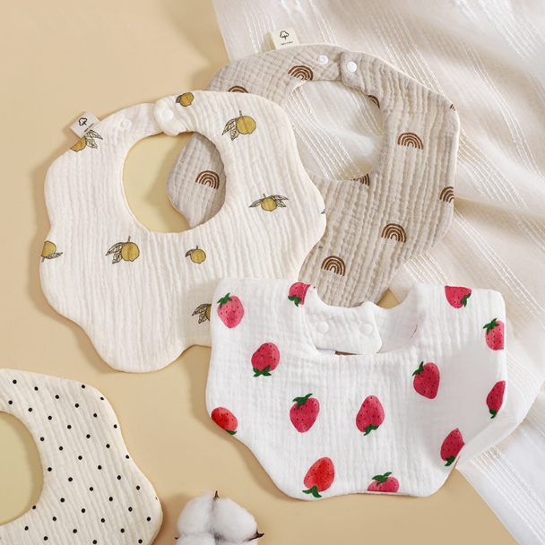 Baby Cotton Bibs Recém-Nascidos Alimentando Toalhas De Saliva