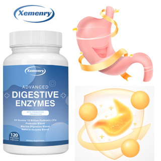 Xemenry Enzymes Digestivas-Mistura De Enzimas Naturais-Importadas Dos Estados Unidos