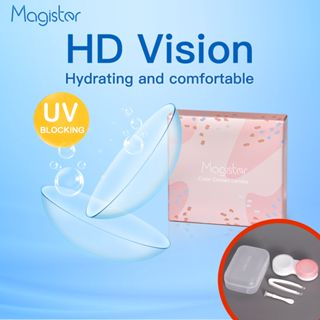 （-1.00-8.00）Lentes de contato transparentes Lentes progressivas Lentes de contato naturais e confortáveis para uso diáriol 1 par