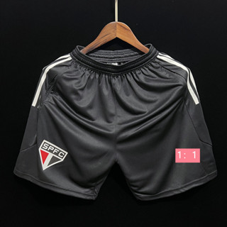 Shorts 23 /24 Esportes de Futebol Preto Tailândia 1: 1