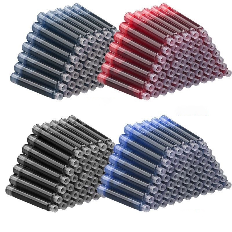 Tinta de caneta-tinteiro Núcleo de substituição Cartuchos de tinta substituíveis Papelaria material estudantil Material de escritório presente prêmio