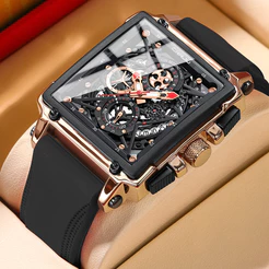 CRRJU Marca De Moda De Luxo De Alta Qualidade Temperamento High-end Novo design Mãos Luminosas Esportivas À Prova D'água Movimento De Quartzo Estilo Empresarial Relógio Masculino Multifuncional 2312 X