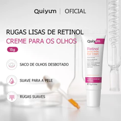 QUIYUM Retinol Creme De Rugas Suaves 15g Linhas Finas Reduzir A Puffiness Hidratar Pele