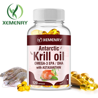 Óleo De Krill Antártico-Cérebro , Juntas E Pele 30/60/120 Cápsulas em Oferta na Shopee
